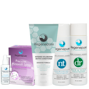 Regenepure Complete System for Her (DR + NT + Biotin Conditioner + Minoxidil)