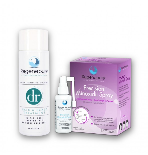 Regrowth Combo for Her (DR + Minoxidil for Women)
