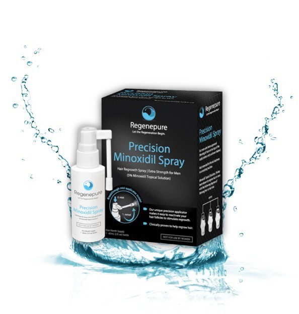 Regenepure Precision 5% Minoxidil Spray for Men